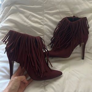 Boots worn twice only. Hand made in Brazil